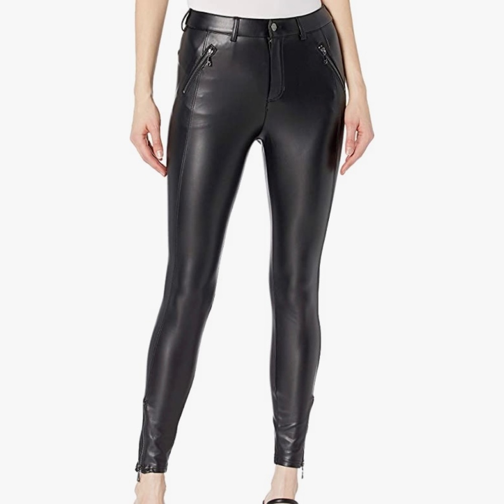 GUESS Women's Soto Pu Faux Leather Skinny Pant